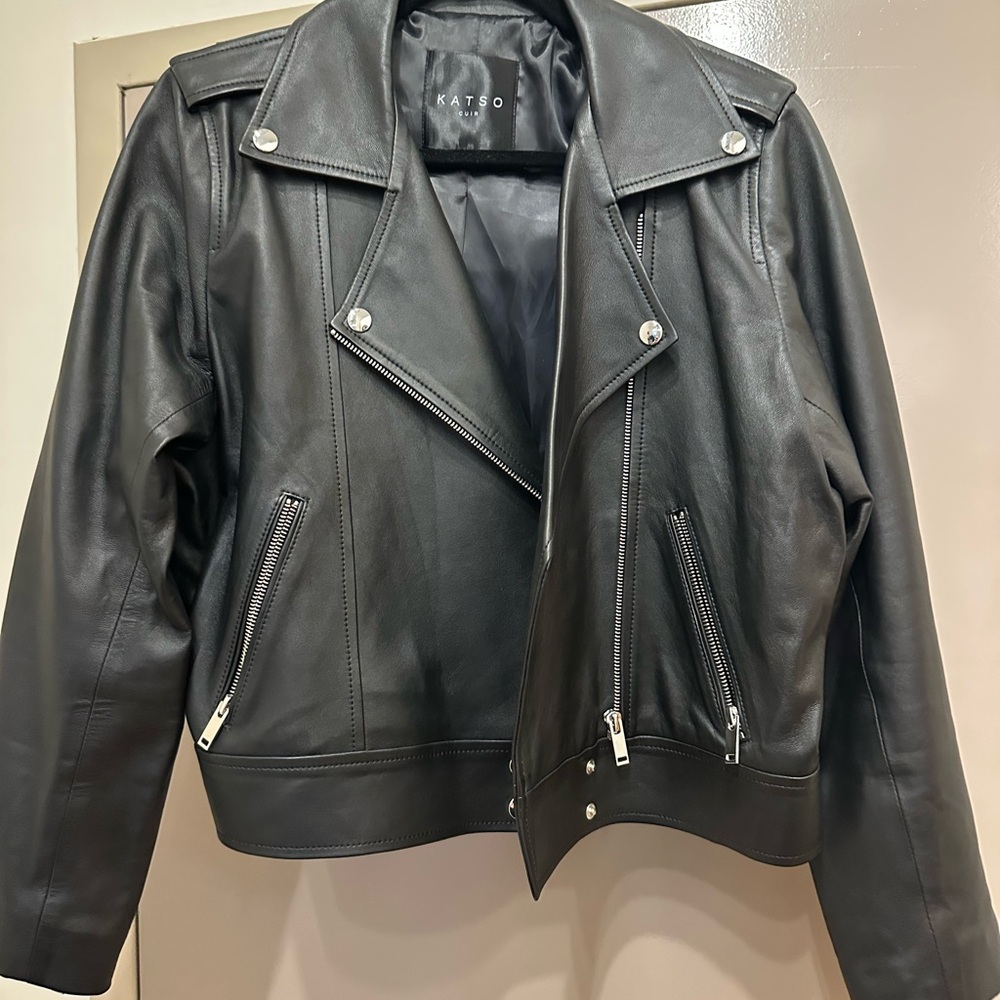 Black Leather Jacket for Women
